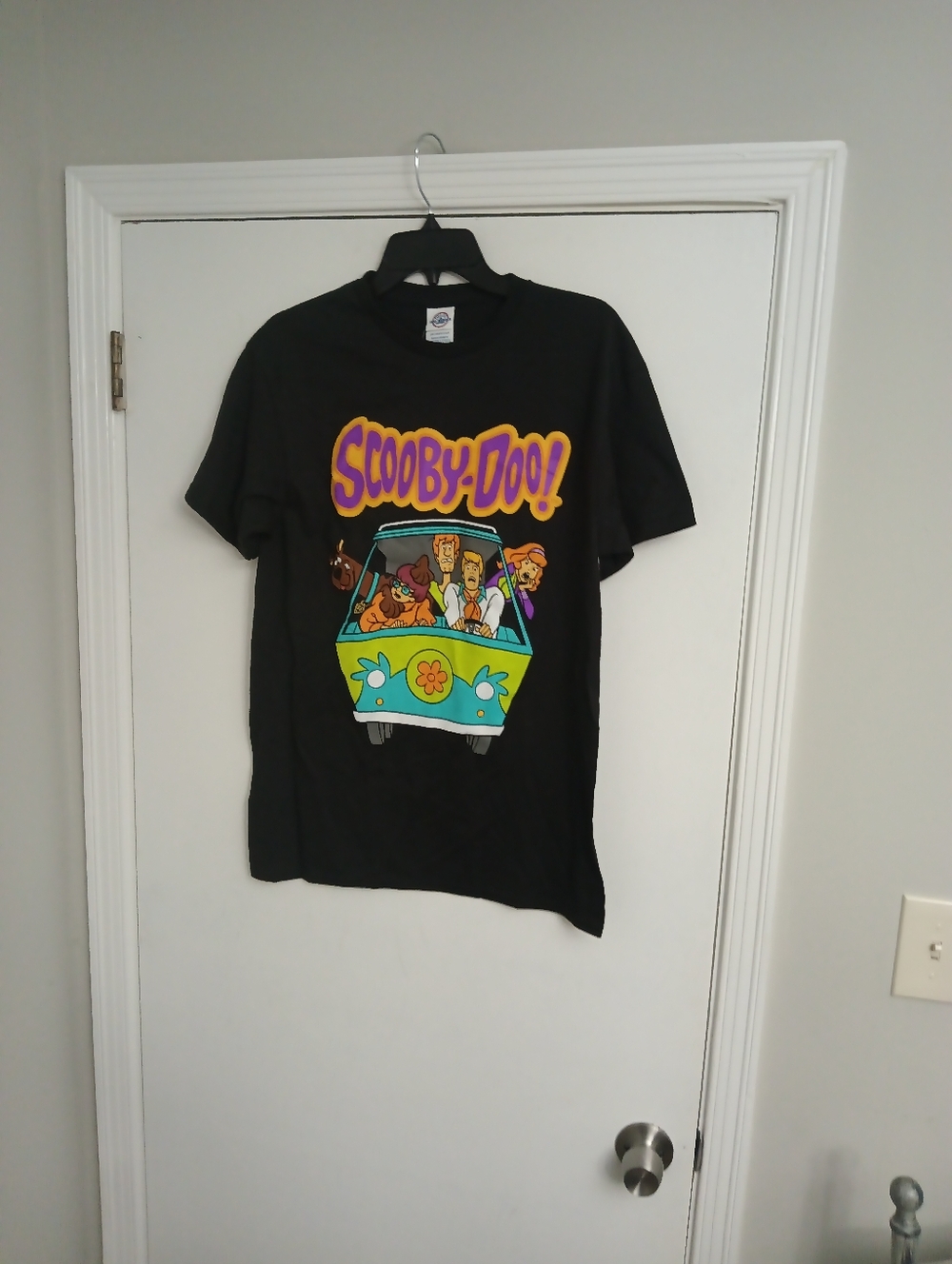 Vintage Scooby-Doo Black Graphic Adult T-Shirt